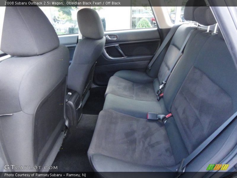 Obsidian Black Pearl / Off Black 2008 Subaru Outback 2.5i Wagon