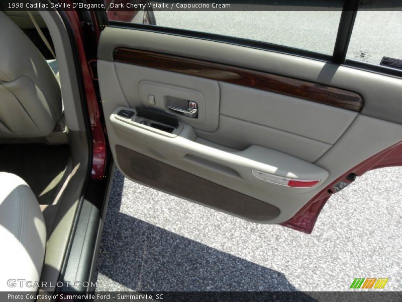 Dark Cherry Metallic / Cappuccino Cream 1998 Cadillac DeVille D'Elegance