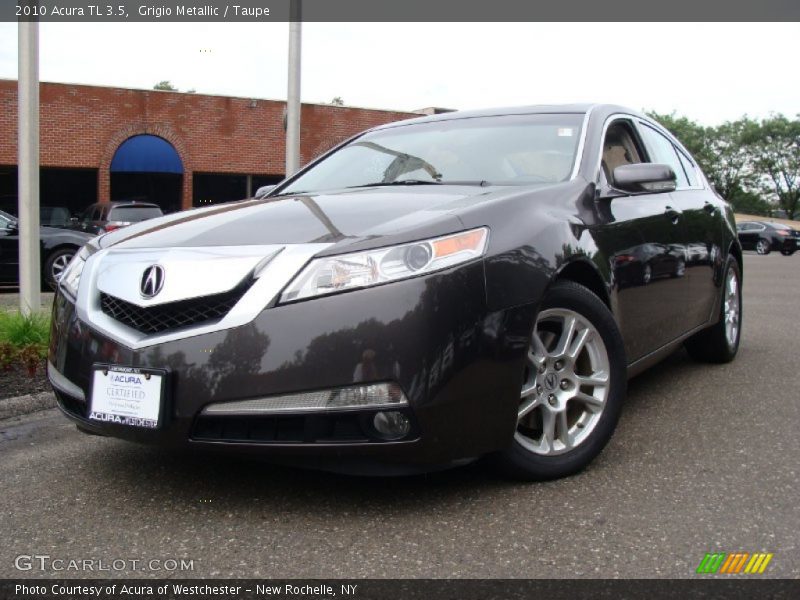 Grigio Metallic / Taupe 2010 Acura TL 3.5