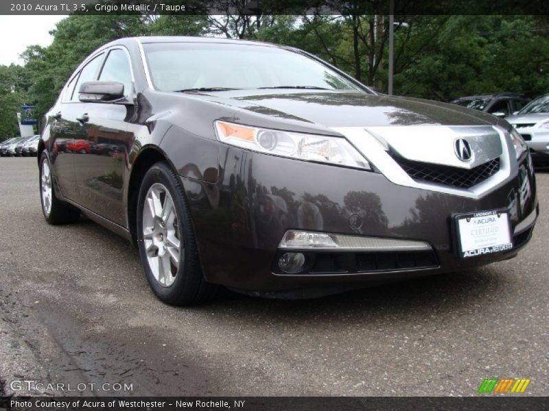 Grigio Metallic / Taupe 2010 Acura TL 3.5