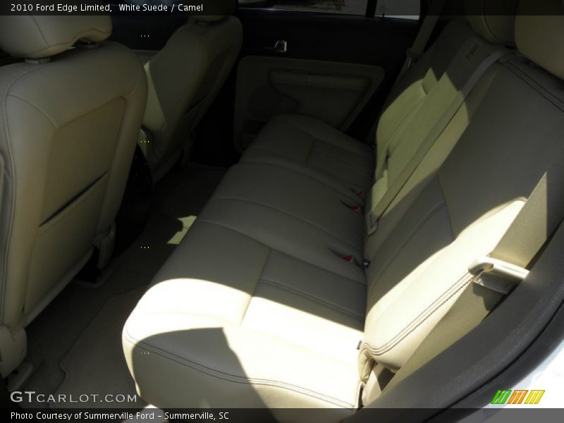 White Suede / Camel 2010 Ford Edge Limited