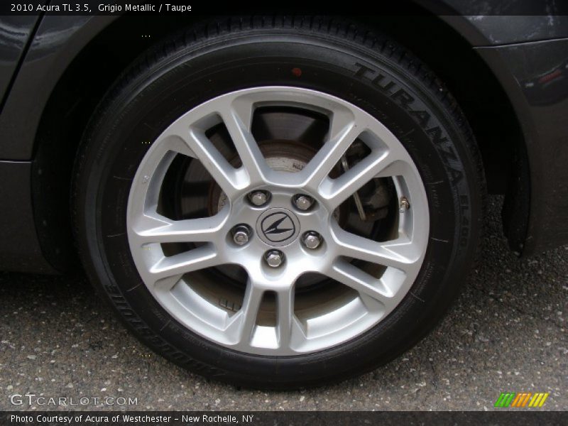 Grigio Metallic / Taupe 2010 Acura TL 3.5