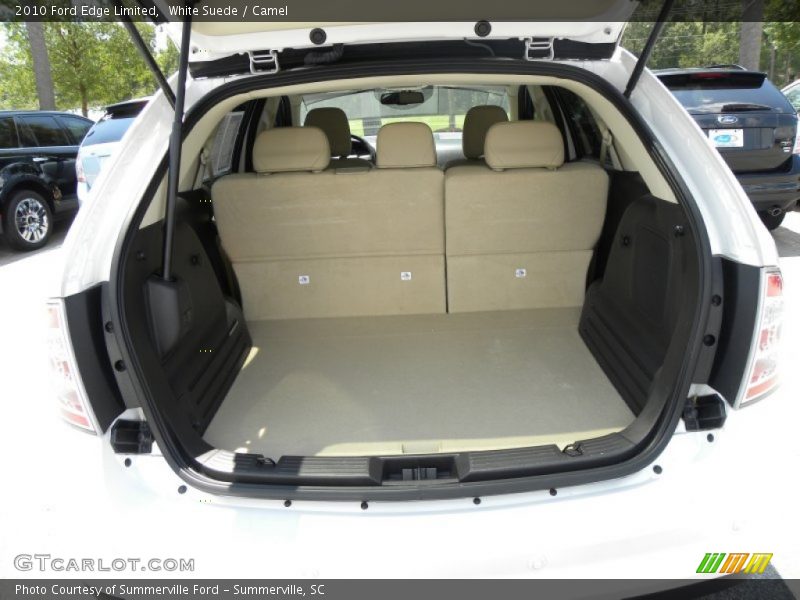 White Suede / Camel 2010 Ford Edge Limited