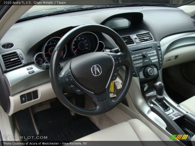 Grigio Metallic / Taupe 2010 Acura TL 3.5