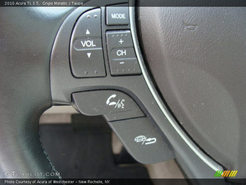 Grigio Metallic / Taupe 2010 Acura TL 3.5