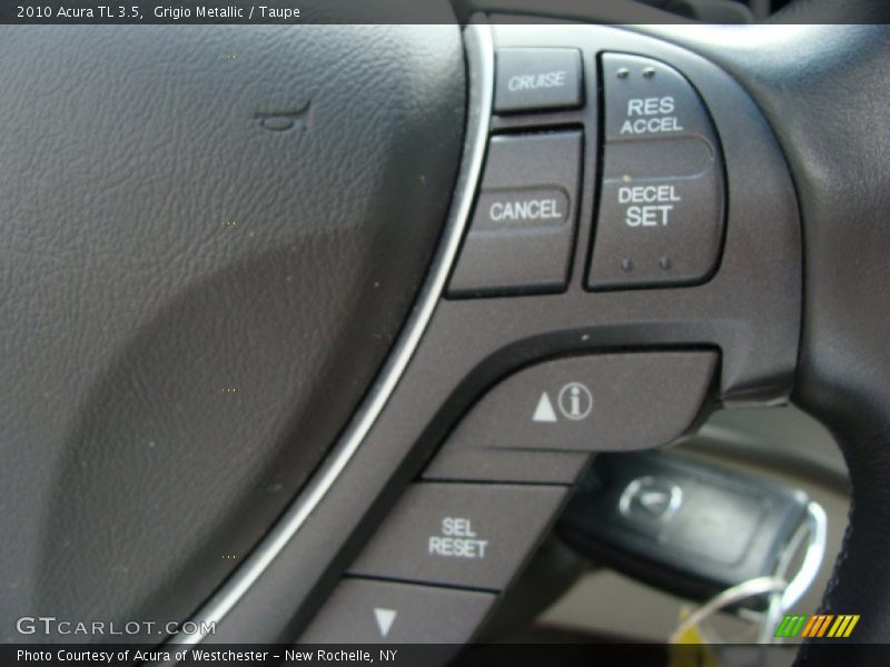 Grigio Metallic / Taupe 2010 Acura TL 3.5