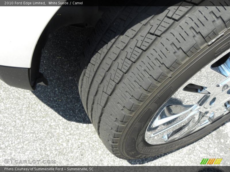 White Suede / Camel 2010 Ford Edge Limited
