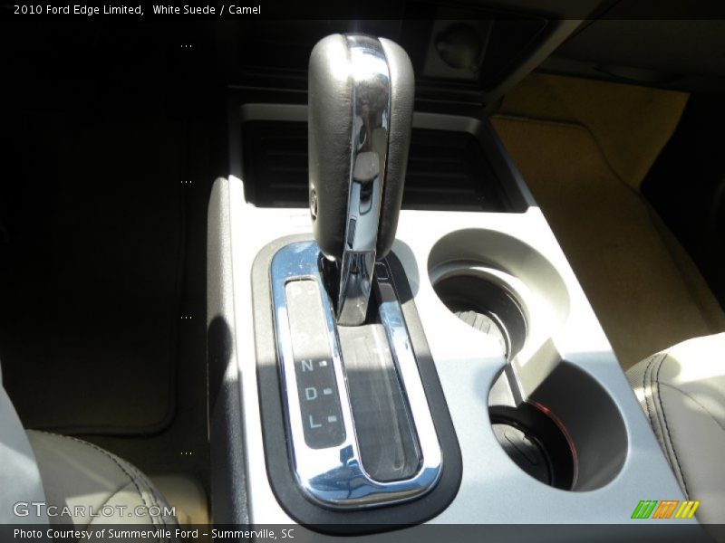 White Suede / Camel 2010 Ford Edge Limited