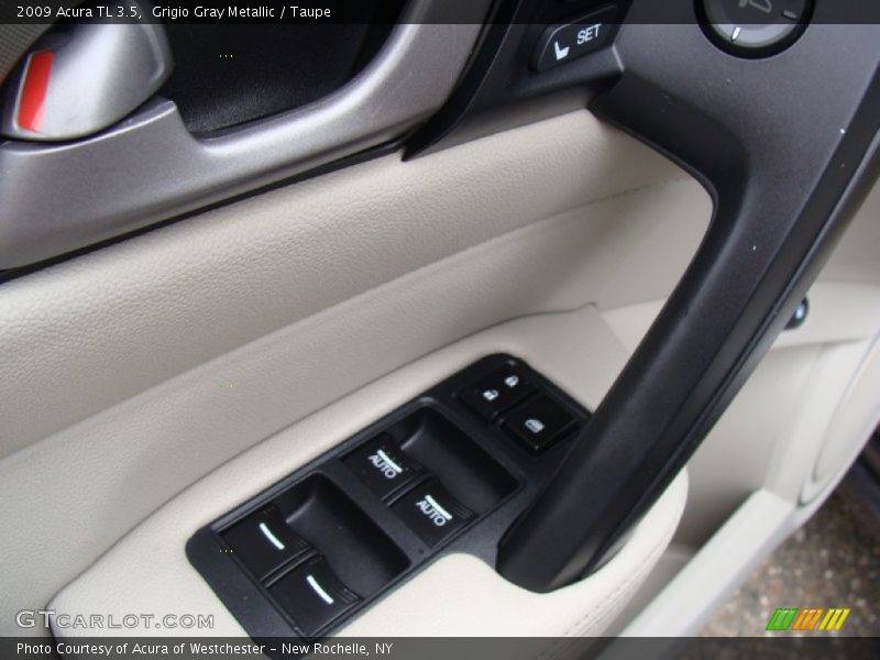 Grigio Gray Metallic / Taupe 2009 Acura TL 3.5