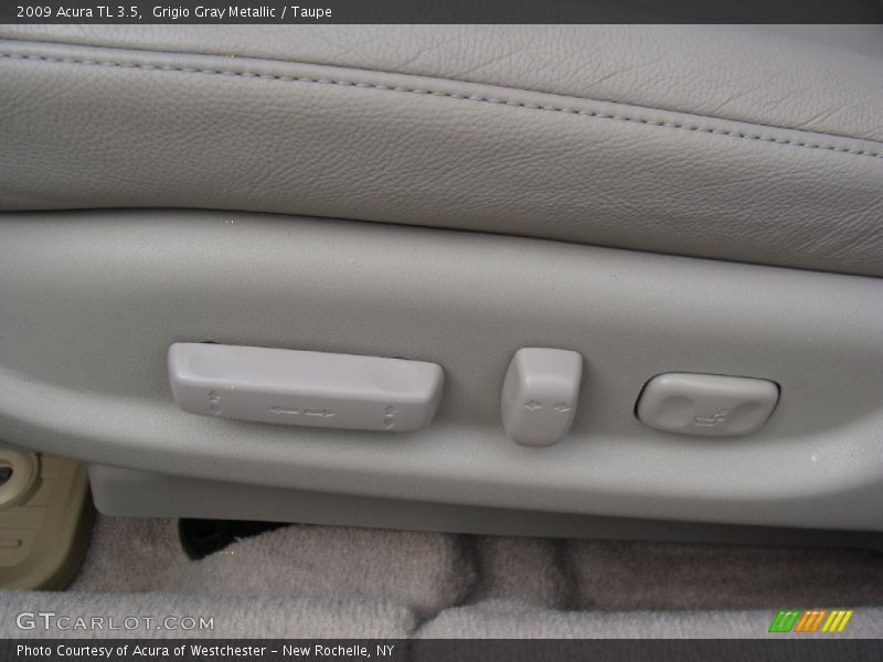 Grigio Gray Metallic / Taupe 2009 Acura TL 3.5