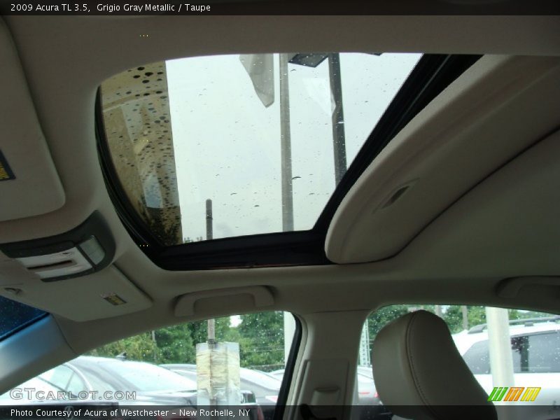 Grigio Gray Metallic / Taupe 2009 Acura TL 3.5
