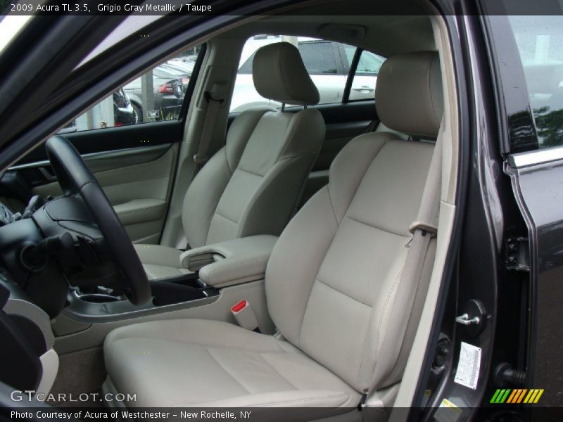 Grigio Gray Metallic / Taupe 2009 Acura TL 3.5