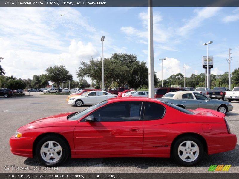 Victory Red / Ebony Black 2004 Chevrolet Monte Carlo SS