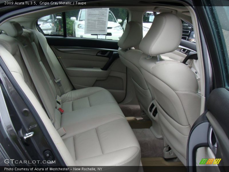 Grigio Gray Metallic / Taupe 2009 Acura TL 3.5