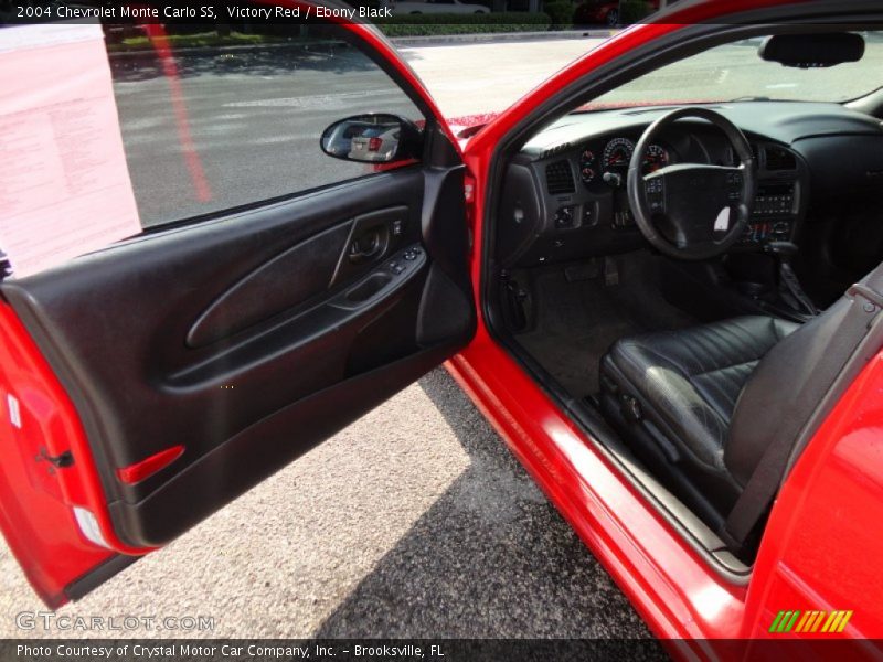 Victory Red / Ebony Black 2004 Chevrolet Monte Carlo SS