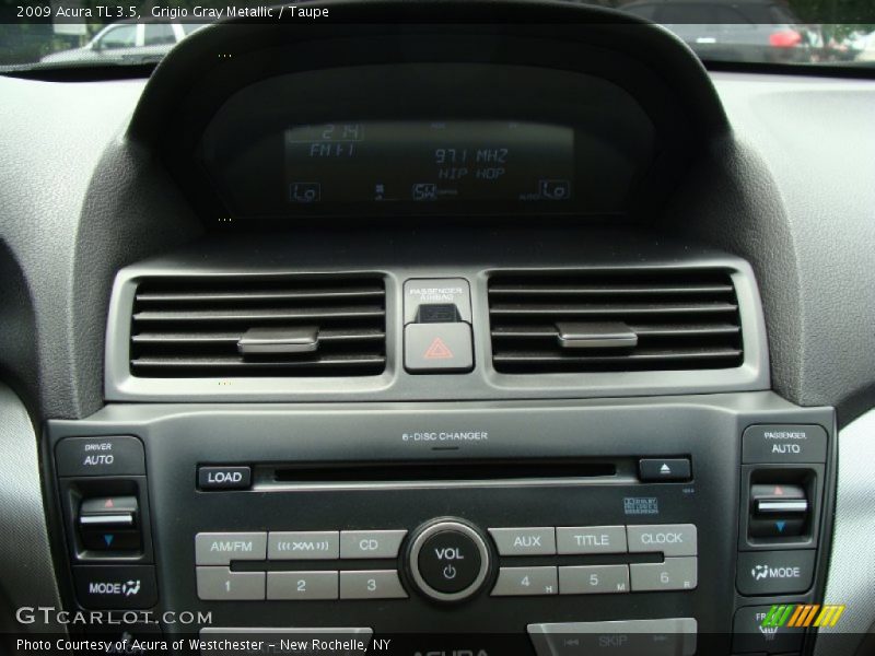 Grigio Gray Metallic / Taupe 2009 Acura TL 3.5