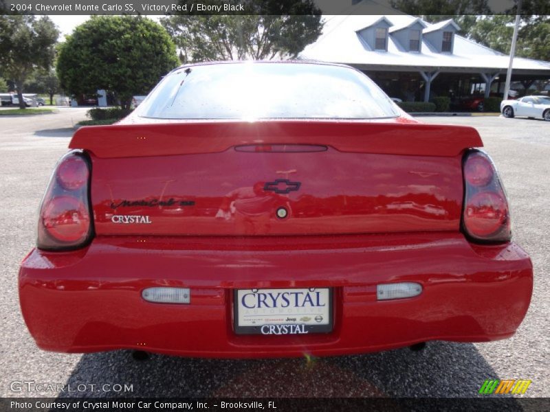 Victory Red / Ebony Black 2004 Chevrolet Monte Carlo SS