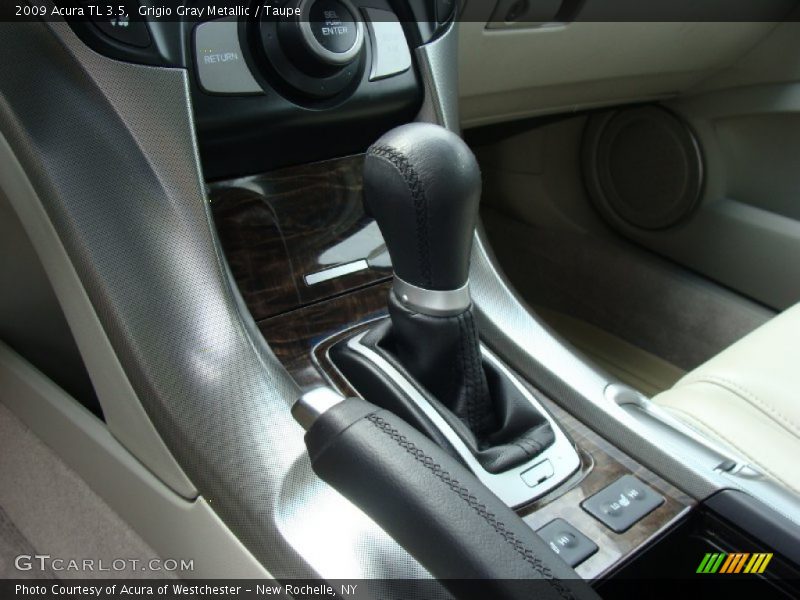 Grigio Gray Metallic / Taupe 2009 Acura TL 3.5