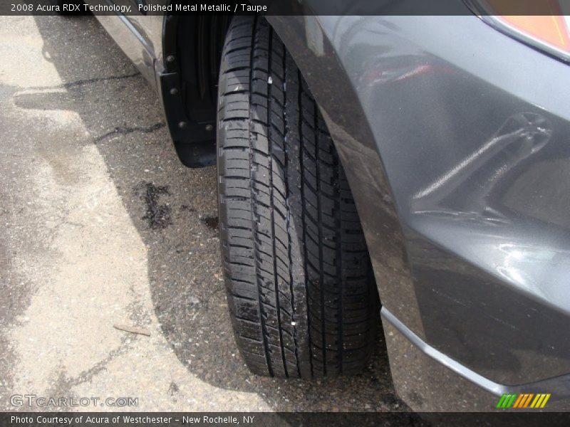 Polished Metal Metallic / Taupe 2008 Acura RDX Technology