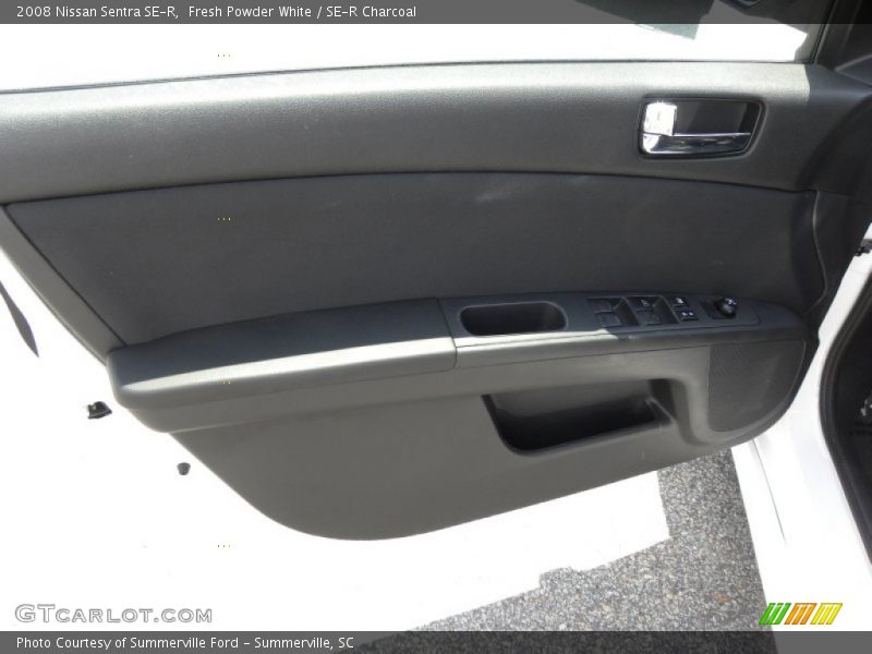 Fresh Powder White / SE-R Charcoal 2008 Nissan Sentra SE-R