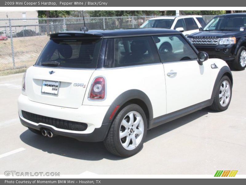 Pepper White / Black/Grey 2009 Mini Cooper S Hardtop