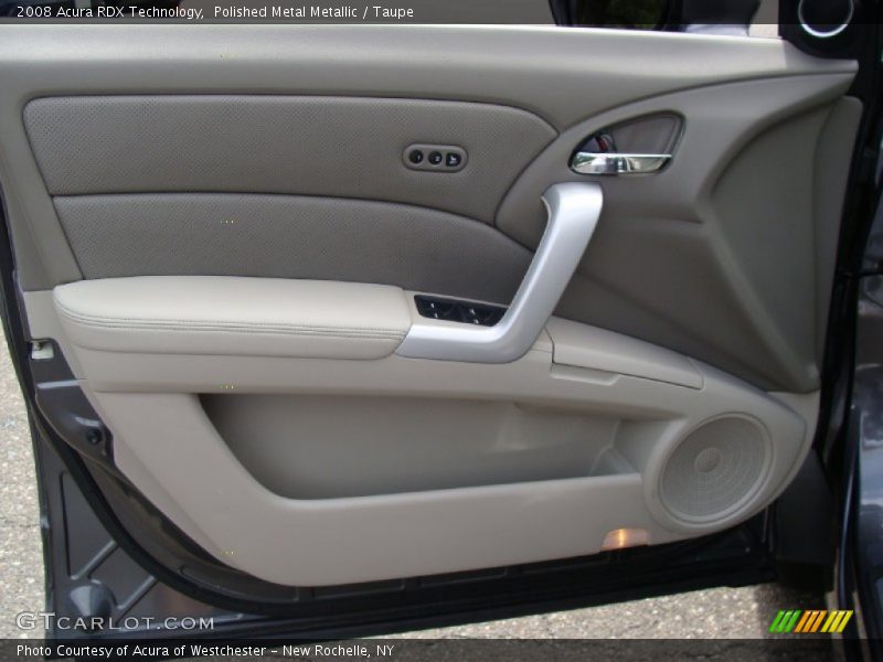 Polished Metal Metallic / Taupe 2008 Acura RDX Technology