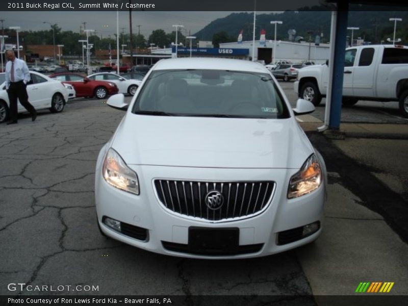 Summit White / Cashmere 2011 Buick Regal CXL