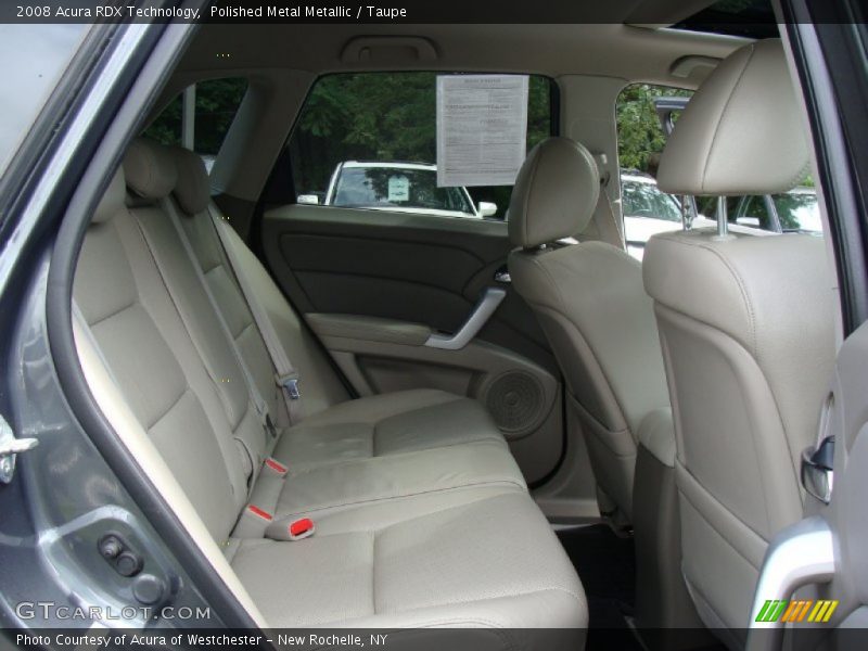 Polished Metal Metallic / Taupe 2008 Acura RDX Technology