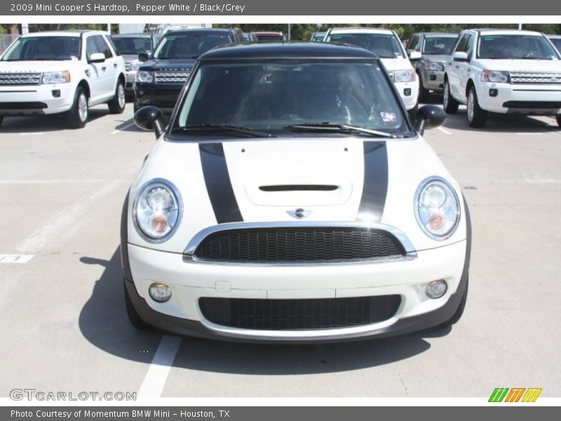 Pepper White / Black/Grey 2009 Mini Cooper S Hardtop