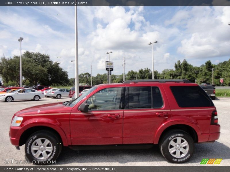 Redfire Metallic / Camel 2008 Ford Explorer XLT