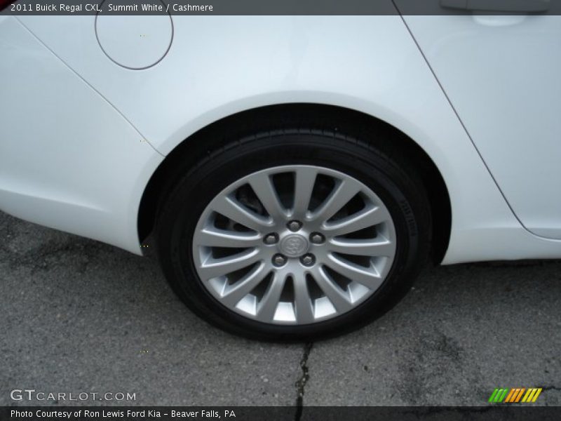 Summit White / Cashmere 2011 Buick Regal CXL