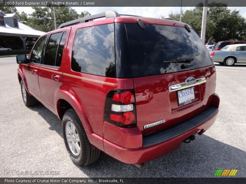 Redfire Metallic / Camel 2008 Ford Explorer XLT