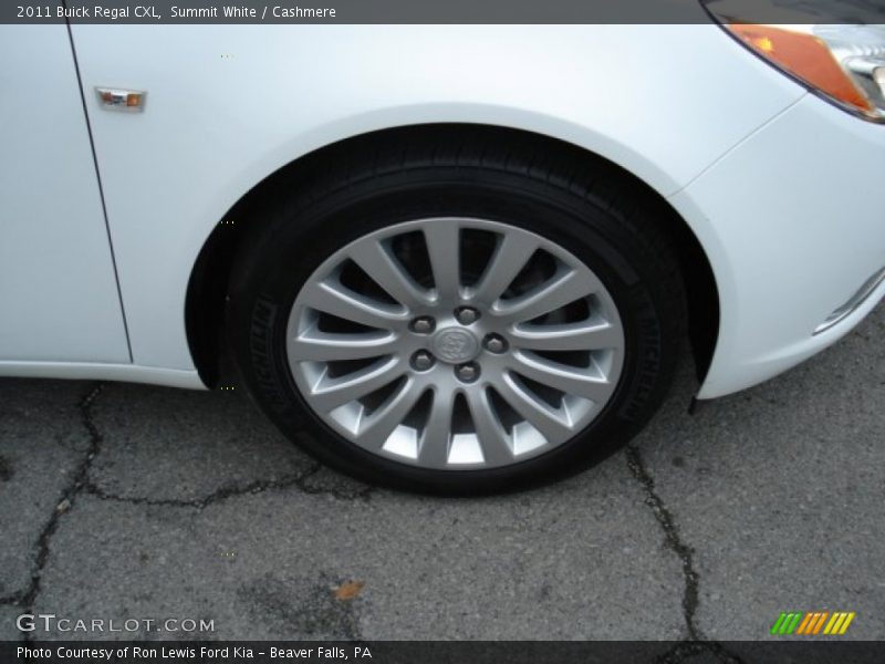 Summit White / Cashmere 2011 Buick Regal CXL