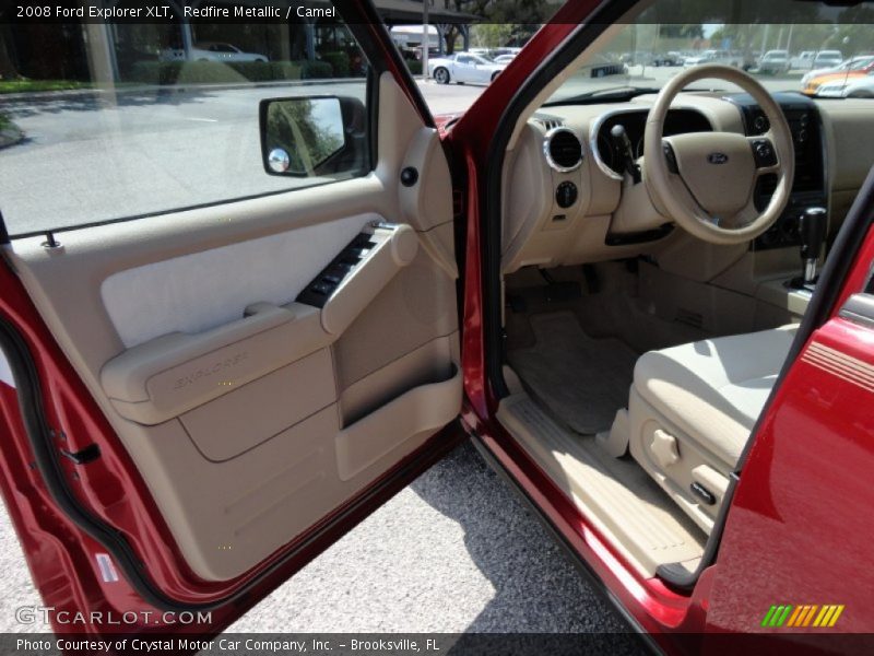 Redfire Metallic / Camel 2008 Ford Explorer XLT