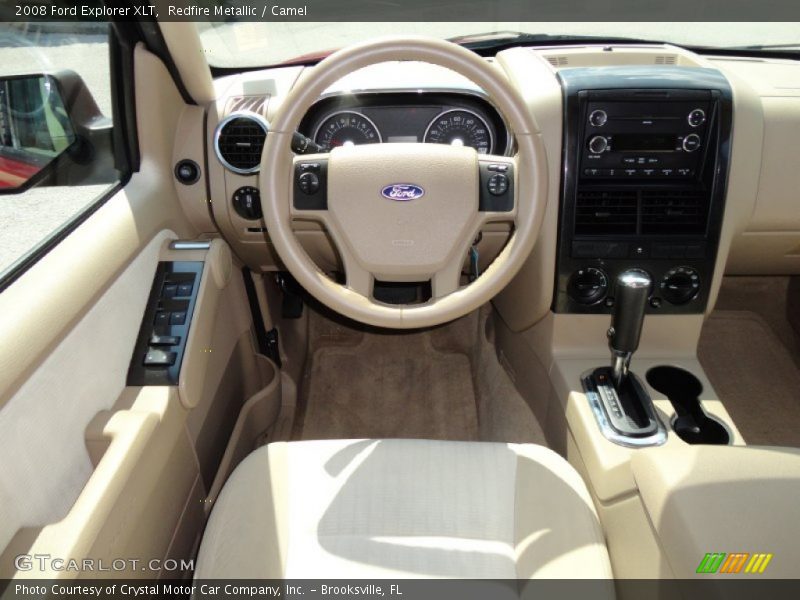 Redfire Metallic / Camel 2008 Ford Explorer XLT
