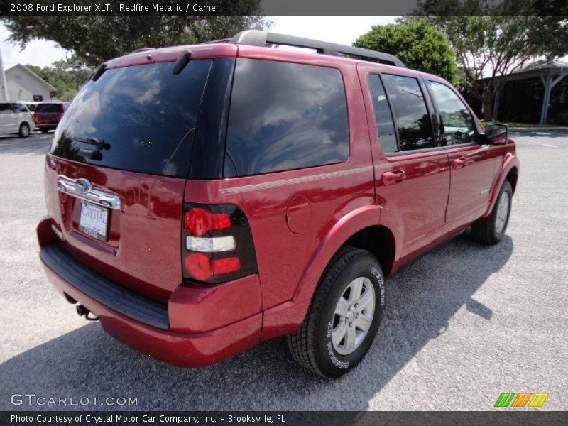 Redfire Metallic / Camel 2008 Ford Explorer XLT