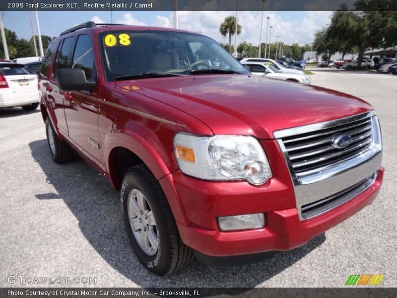 Redfire Metallic / Camel 2008 Ford Explorer XLT