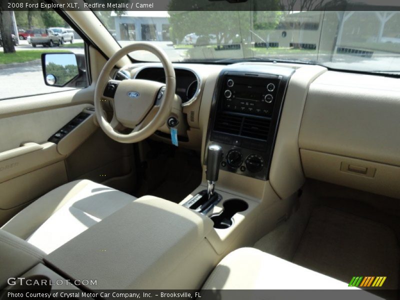 Redfire Metallic / Camel 2008 Ford Explorer XLT
