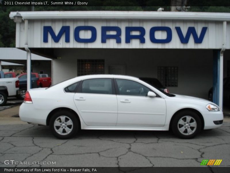 Summit White / Ebony 2011 Chevrolet Impala LT