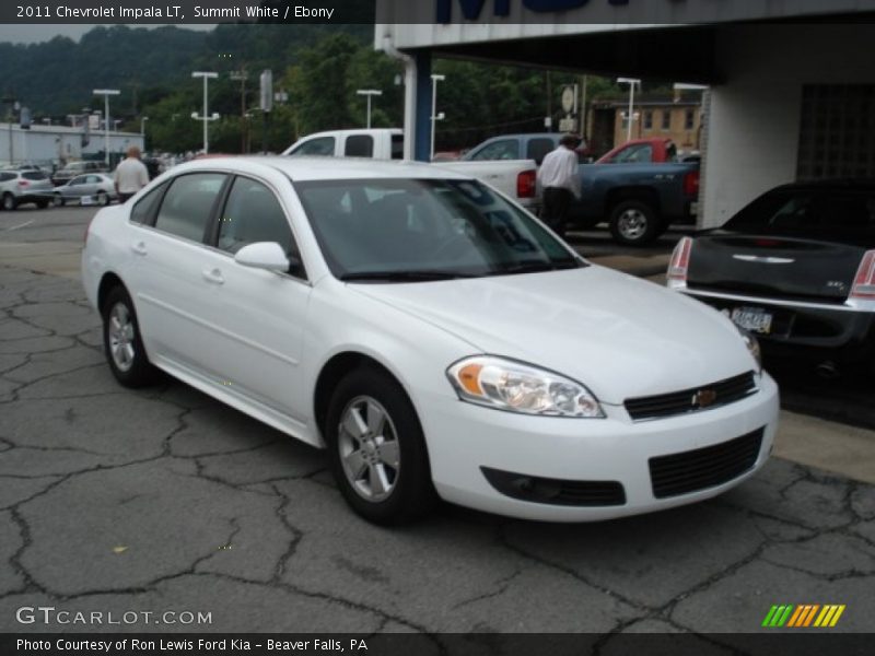 Summit White / Ebony 2011 Chevrolet Impala LT