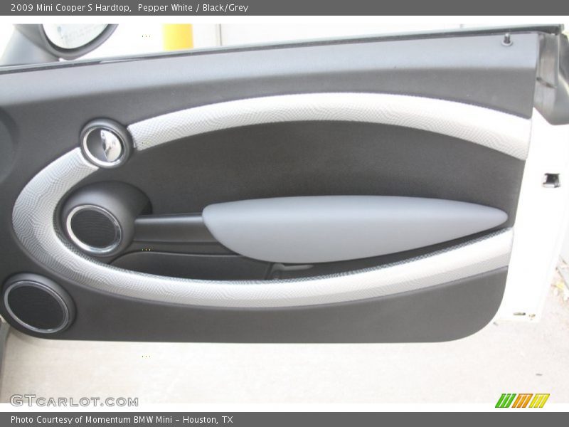 Pepper White / Black/Grey 2009 Mini Cooper S Hardtop