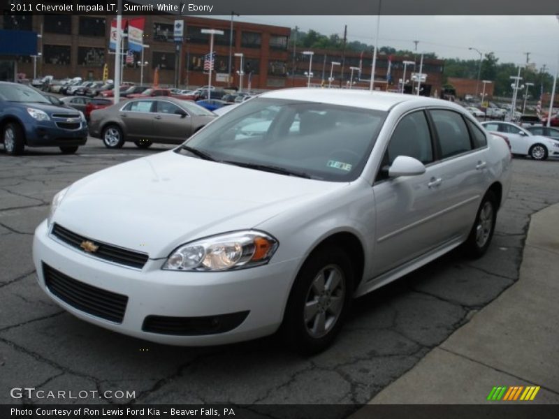 Summit White / Ebony 2011 Chevrolet Impala LT