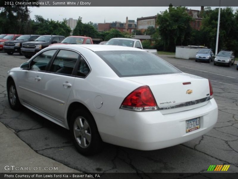 Summit White / Ebony 2011 Chevrolet Impala LT