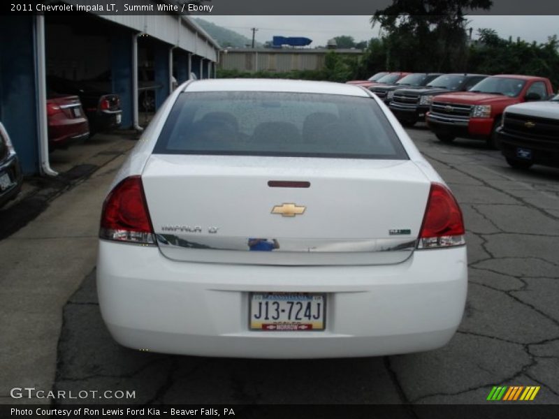 Summit White / Ebony 2011 Chevrolet Impala LT