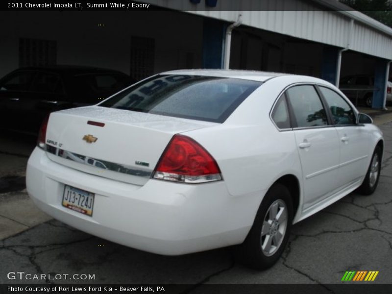 Summit White / Ebony 2011 Chevrolet Impala LT