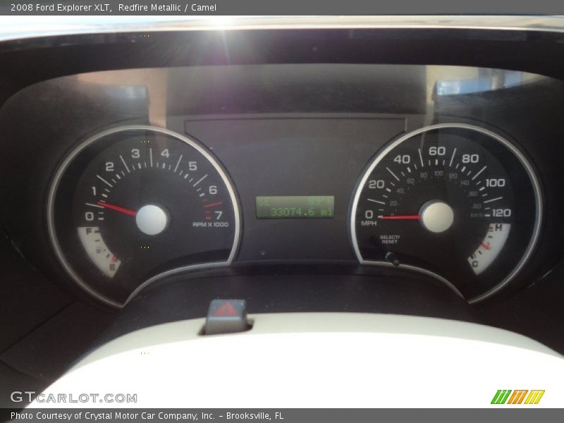 Redfire Metallic / Camel 2008 Ford Explorer XLT