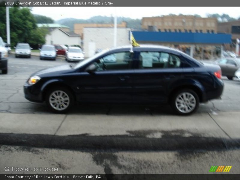 Imperial Blue Metallic / Gray 2009 Chevrolet Cobalt LS Sedan