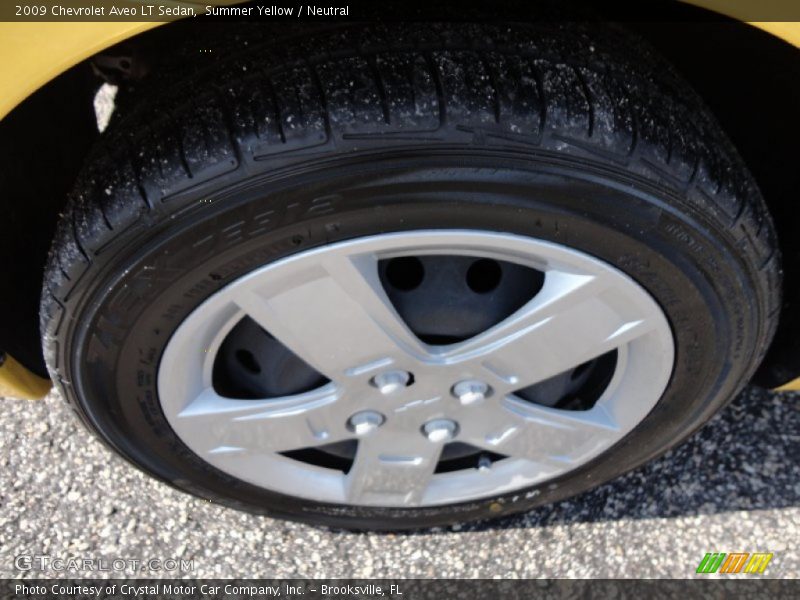 Summer Yellow / Neutral 2009 Chevrolet Aveo LT Sedan