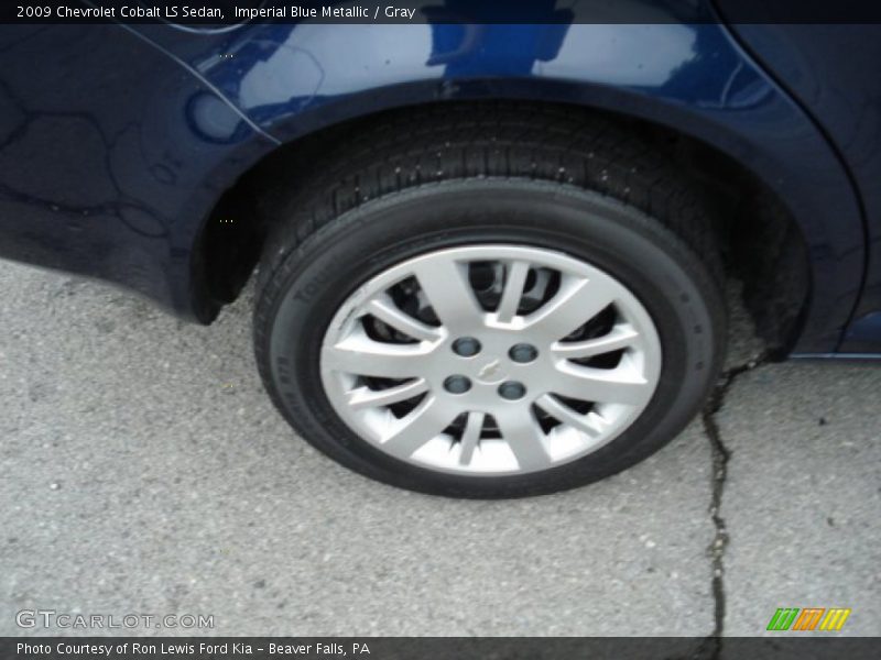 Imperial Blue Metallic / Gray 2009 Chevrolet Cobalt LS Sedan