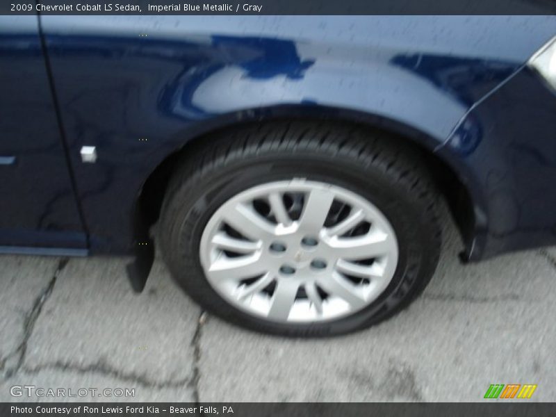 Imperial Blue Metallic / Gray 2009 Chevrolet Cobalt LS Sedan